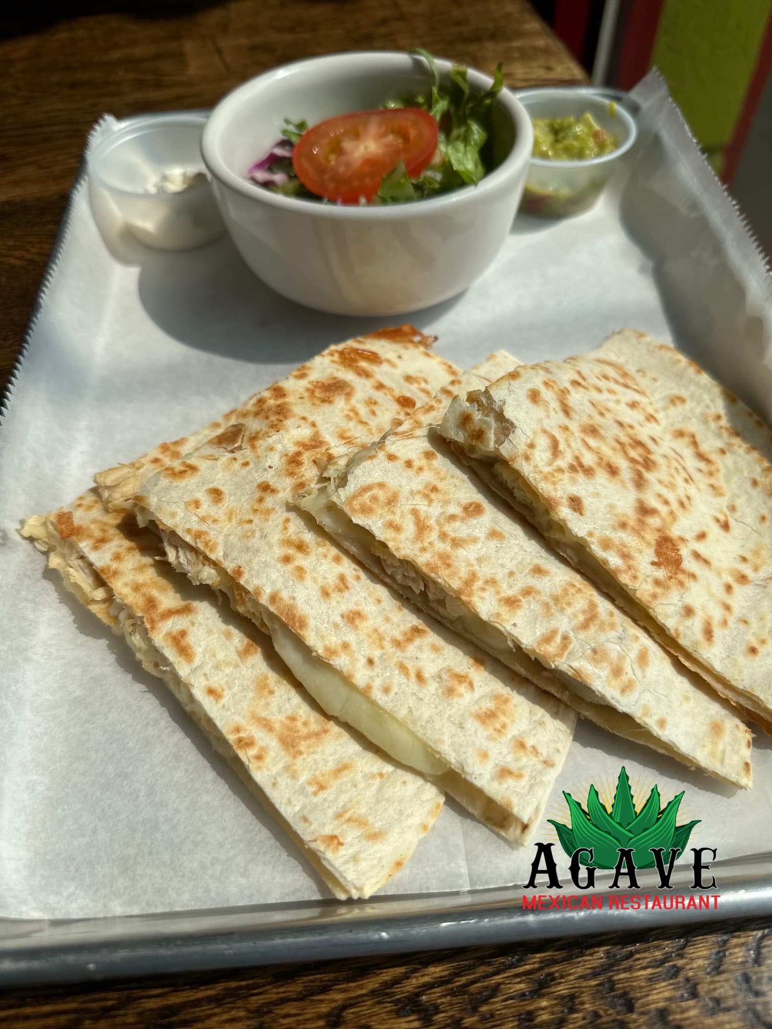 10" Quesadillas — Agave Mexican Restaurant